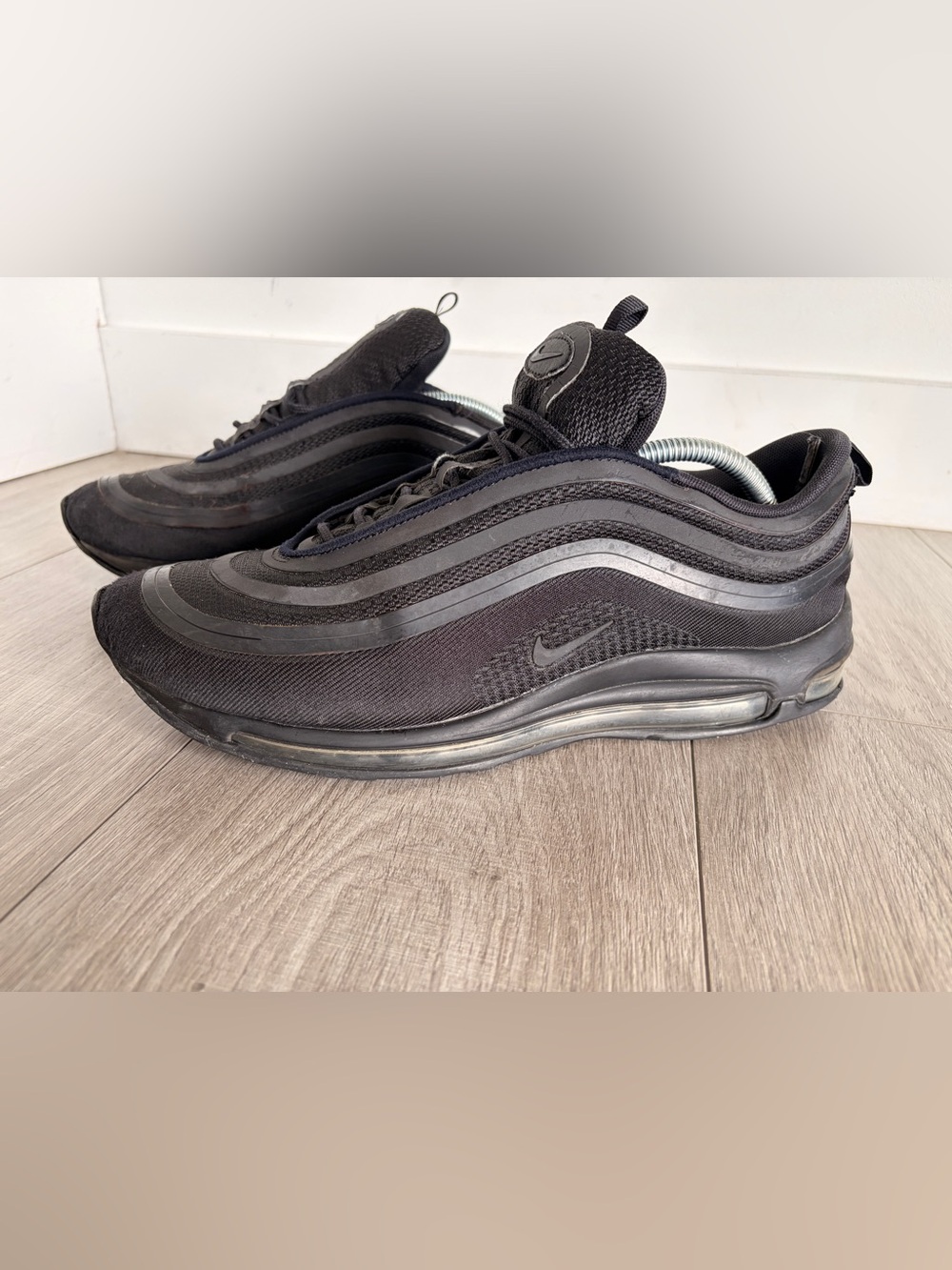 Nike Air Max 97 Ultra ’17 Triple Black Men’s 12 Sneakers